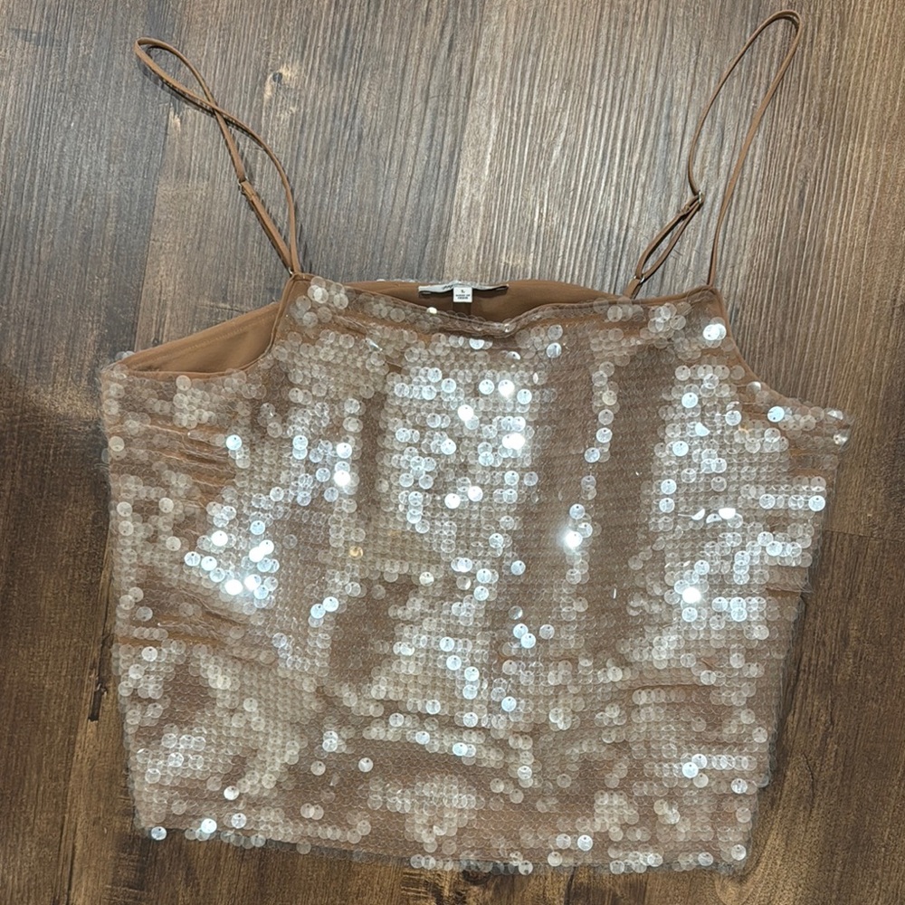 Madewell sequin top